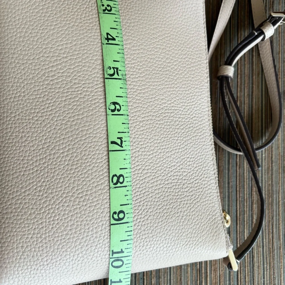 Kate Spade Cream Textured Crossbody Bag - Picture 8 of 11